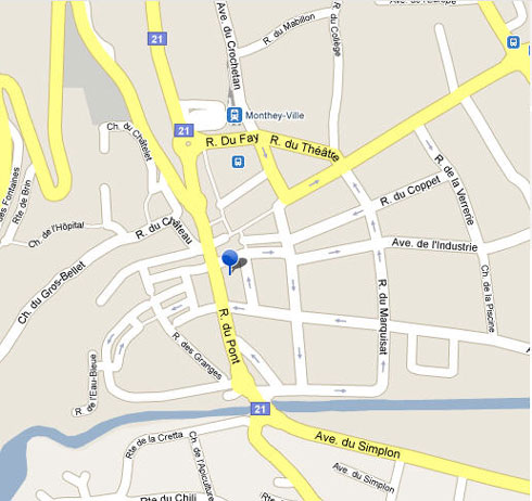 Situation du local de jeu